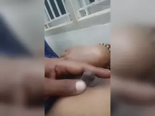 Hot and steamy Tamil Warm talks dirty and gets her big nips and boobs slammed